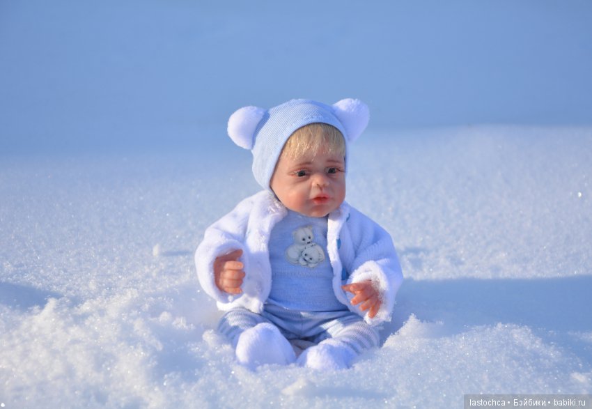 Мишуня с Северного полюса - авторская кукла Елены Ткаченко (фото 6)
