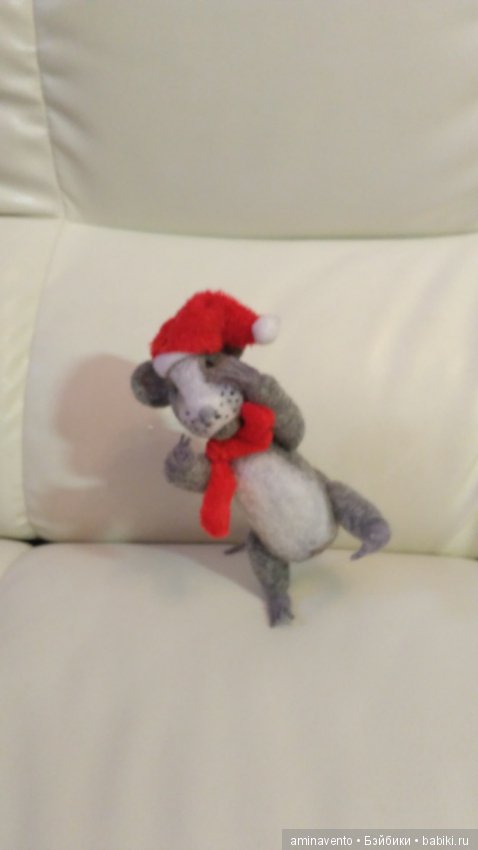 Как кошка попалась мышке. Валяние из шерсти (фото 7)