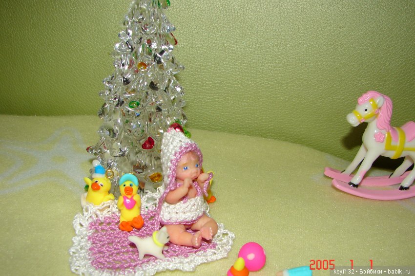 Евочка - мини кукла — Авторские миниатюрные куклы: лепка (фото 10)