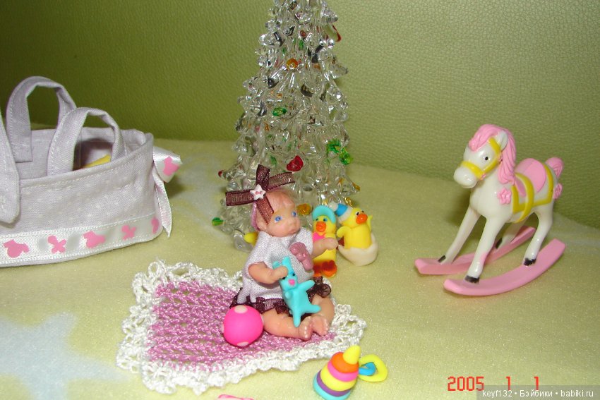 Евочка - мини кукла — Авторские миниатюрные куклы: лепка