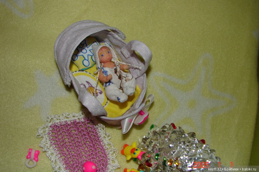 Евочка - мини кукла — Авторские миниатюрные куклы: лепка (фото 6)