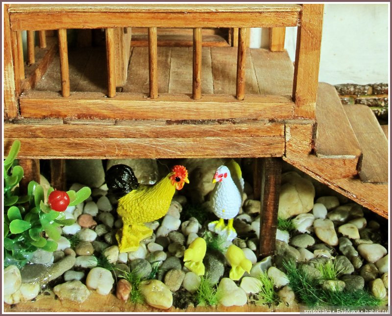 Юбилей 5 лет на Бейбиках. Румбокс своими руками - деревенский домик (фото 9)