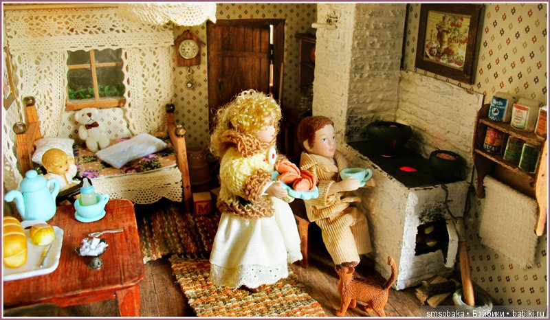 Юбилей 5 лет на Бейбиках. Румбокс своими руками - деревенский домик (фото 6)