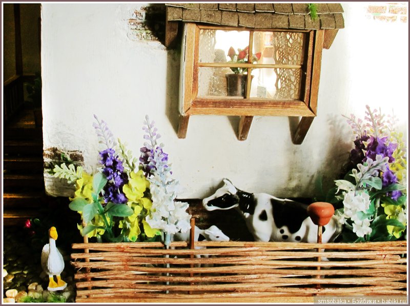 Юбилей 5 лет на Бейбиках. Румбокс своими руками - деревенский домик (фото 8)