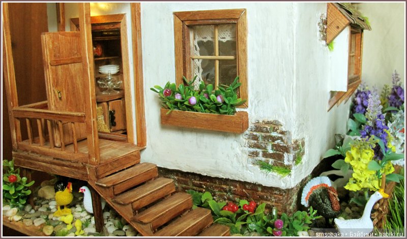 Юбилей 5 лет на Бейбиках. Румбокс своими руками - деревенский домик (фото 10)