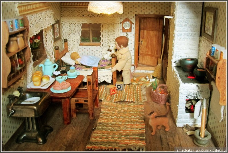 Юбилей 5 лет на Бейбиках. Румбокс своими руками - деревенский домик
