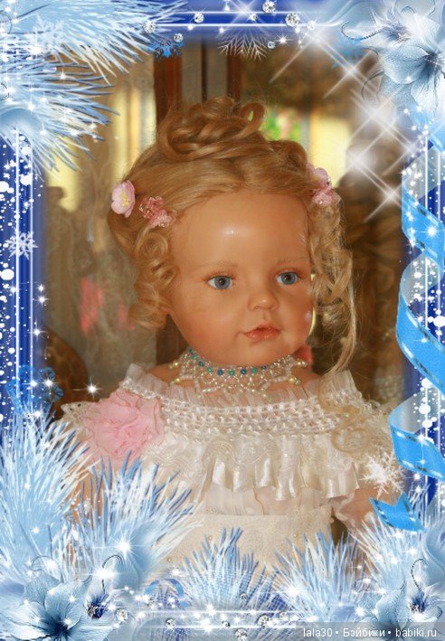 Новогоднее настроение от самой красивой куколки Фины. Hildegard Guenzel