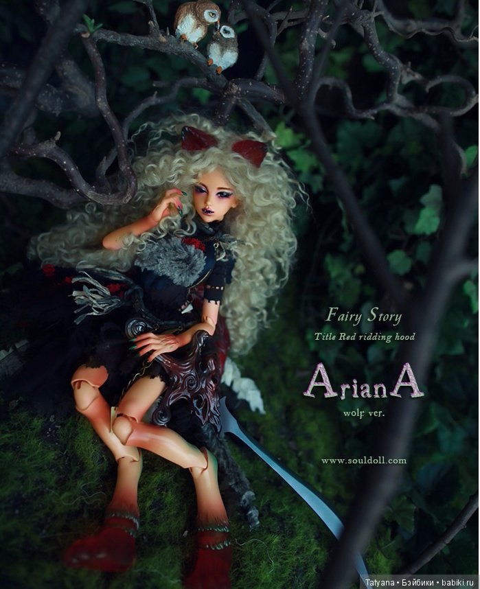 Souldoll у появились Ariana и Paw в человеческих и волчьих версиях 43 и 56 см (фото 8)
