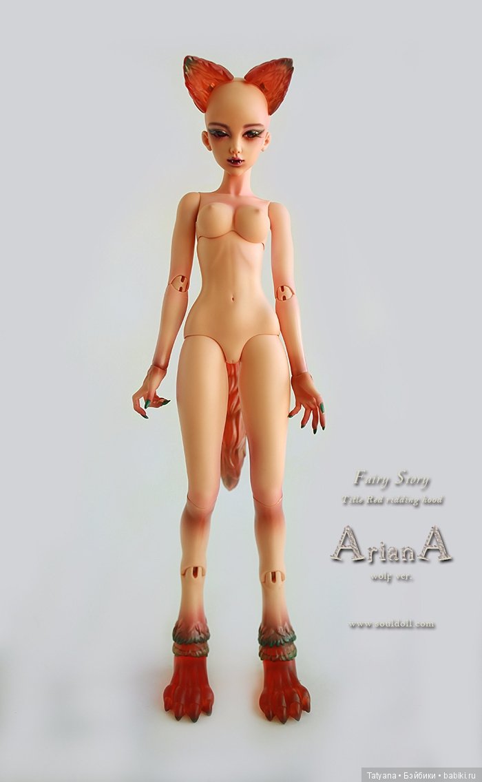 Souldoll у появились Ariana и Paw в человеческих и волчьих версиях 43 и 56 см (фото 5)