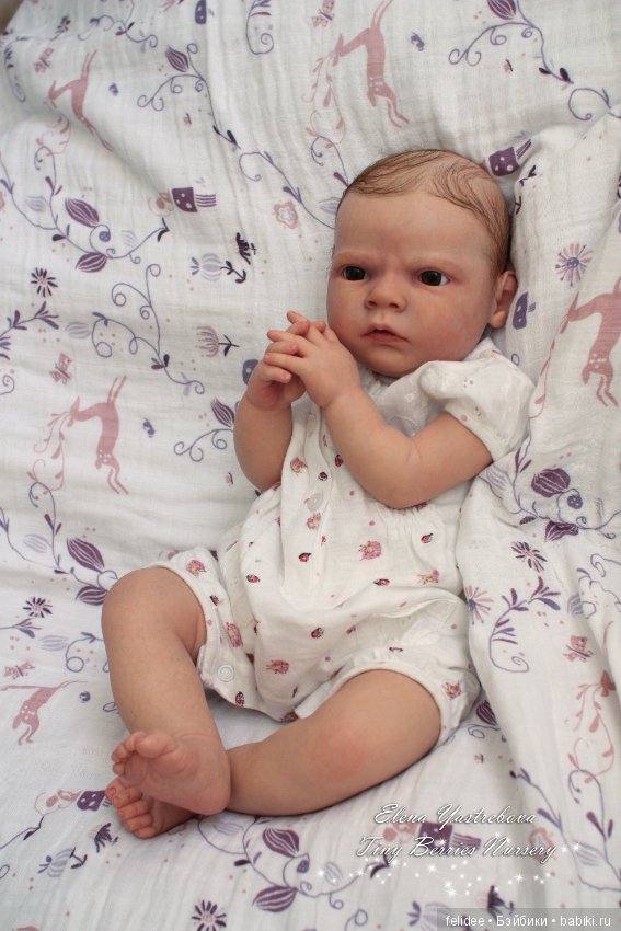Сабриночка, силикон-виниловая куколка-реборн Е. Ястребовой (фото 4)