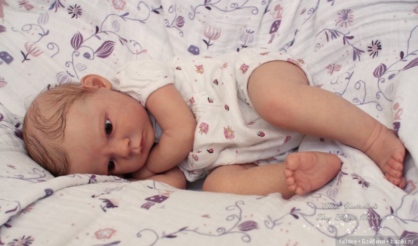 Сабриночка, силикон-виниловая куколка-реборн Е. Ястребовой (фото 7)