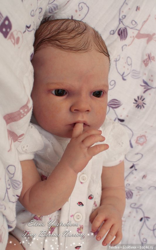 Сабриночка, силикон-виниловая куколка-реборн Е. Ястребовой (фото 9)