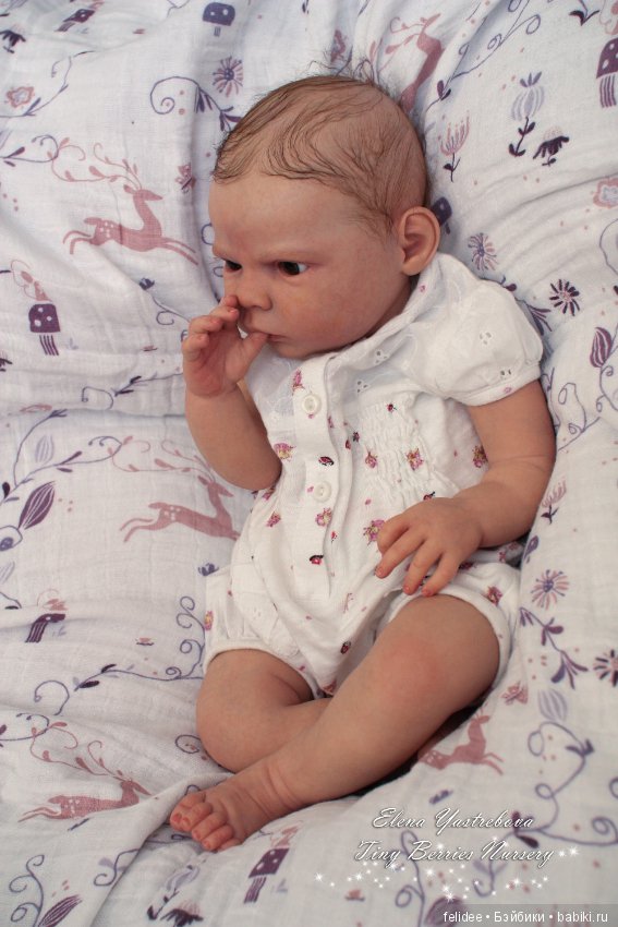 Сабриночка, силикон-виниловая куколка-реборн Е. Ястребовой (фото 6)