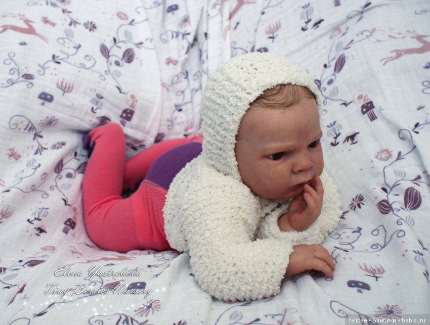 Сабриночка, силикон-виниловая куколка-реборн Е. Ястребовой