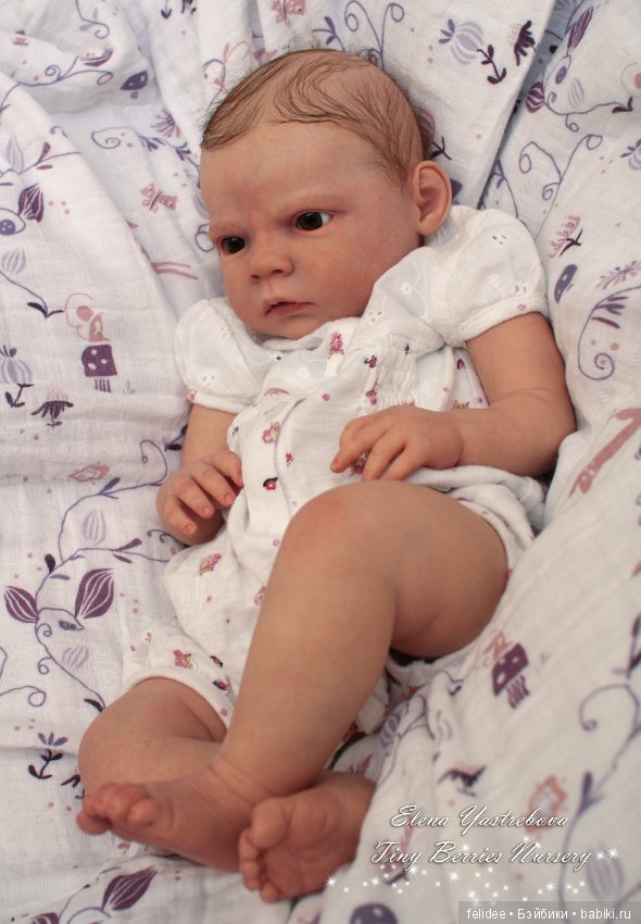Сабриночка, силикон-виниловая куколка-реборн Е. Ястребовой (фото 10)