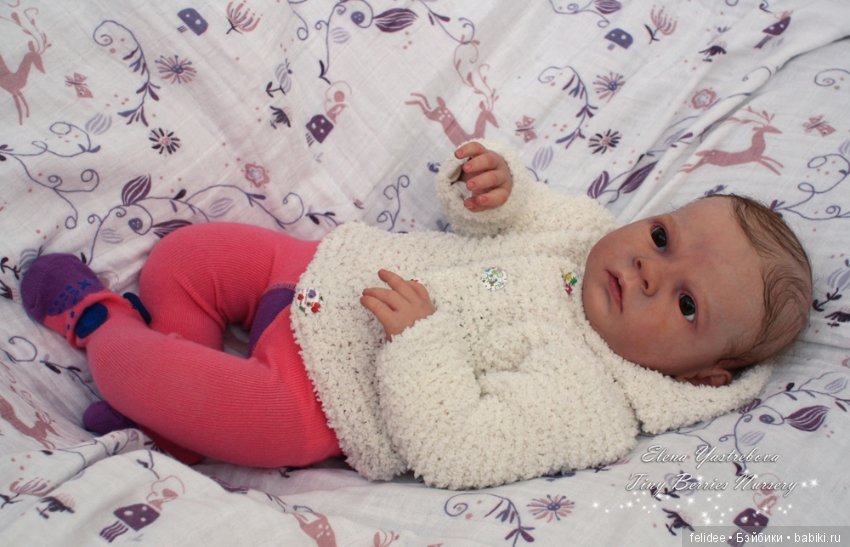 Сабриночка, силикон-виниловая куколка-реборн Е. Ястребовой