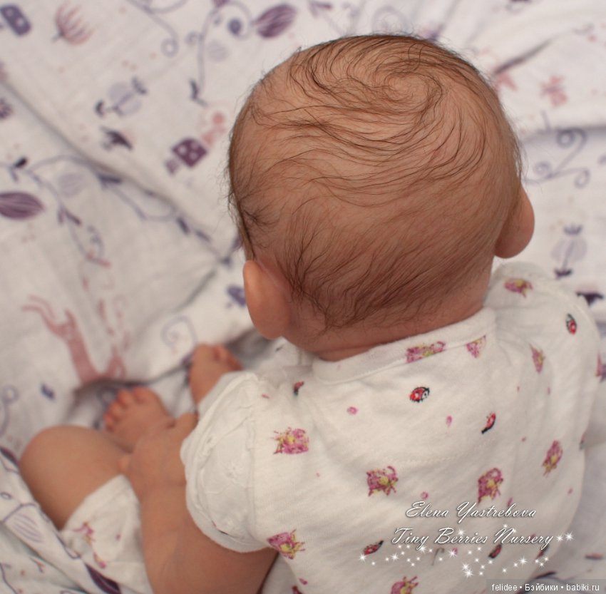 Сабриночка, силикон-виниловая куколка-реборн Е. Ястребовой