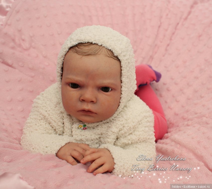 Сабриночка, силикон-виниловая куколка-реборн Е. Ястребовой