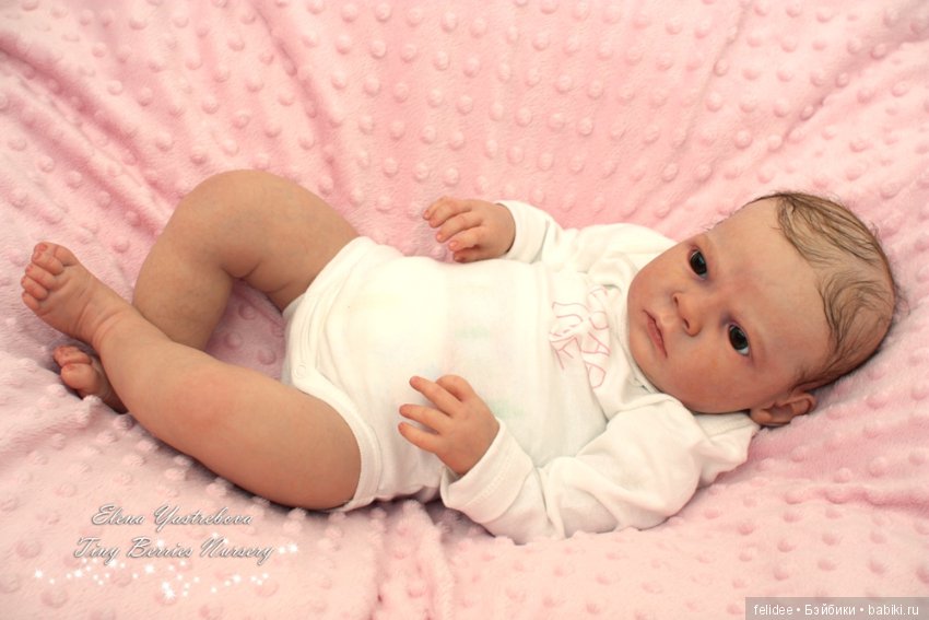 Сабриночка, силикон-виниловая куколка-реборн Е. Ястребовой