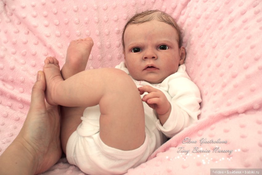 Сабриночка, силикон-виниловая куколка-реборн Е. Ястребовой