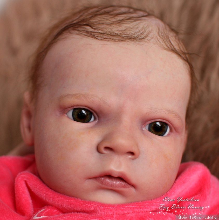 Сабриночка, силикон-виниловая куколка-реборн Е. Ястребовой