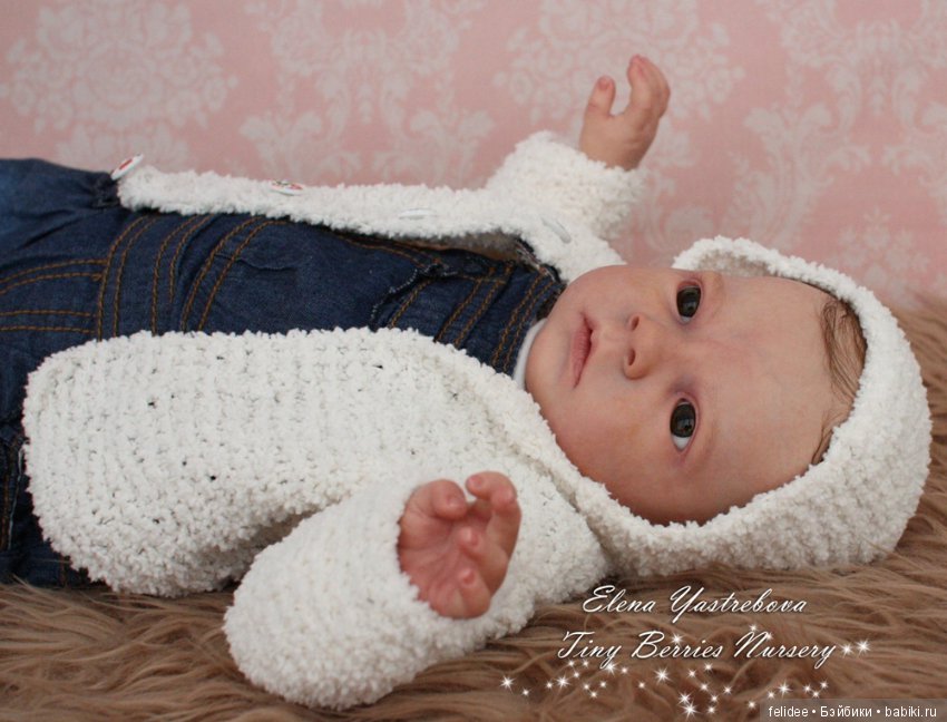 Сабриночка, силикон-виниловая куколка-реборн Е. Ястребовой