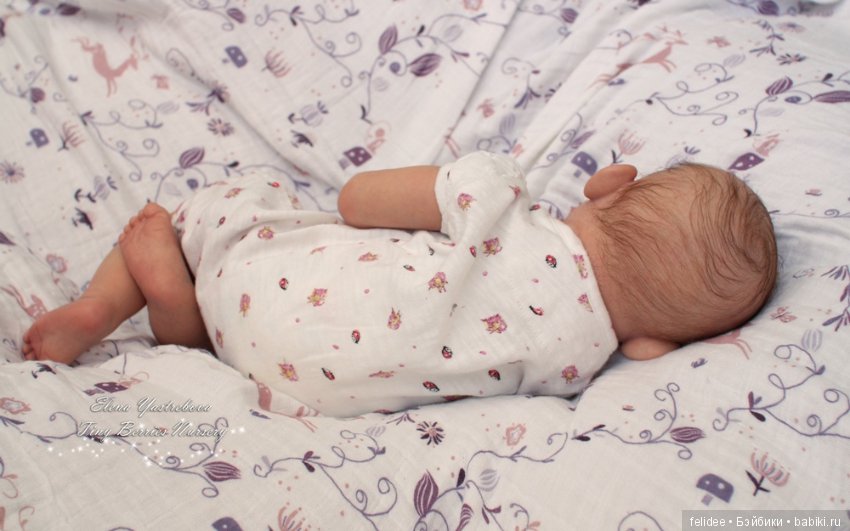 Сабриночка, силикон-виниловая куколка-реборн Е. Ястребовой