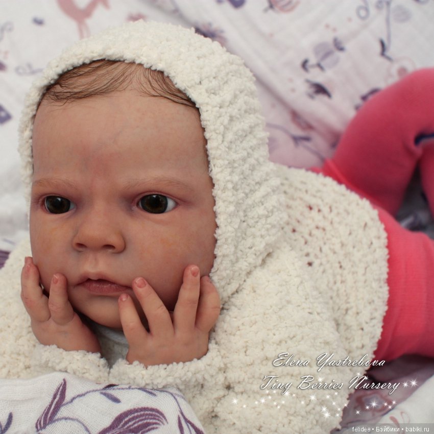 Сабриночка, силикон-виниловая куколка-реборн Е. Ястребовой