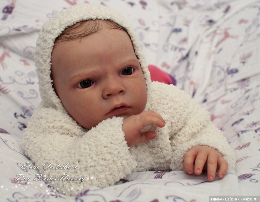 Сабриночка, силикон-виниловая куколка-реборн Е. Ястребовой