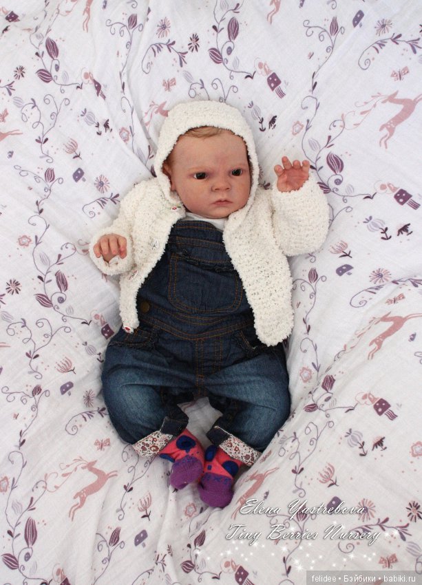 Сабриночка, силикон-виниловая куколка-реборн Е. Ястребовой