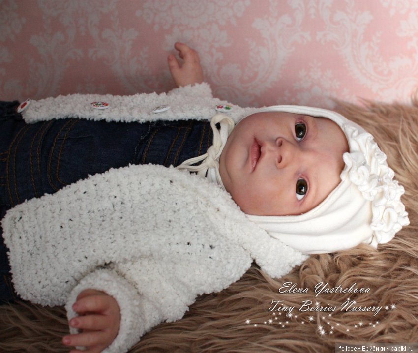 Сабриночка, силикон-виниловая куколка-реборн Е. Ястребовой