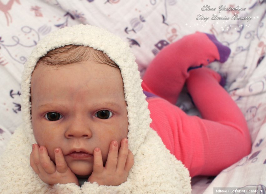 Сабриночка, силикон-виниловая куколка-реборн Е. Ястребовой