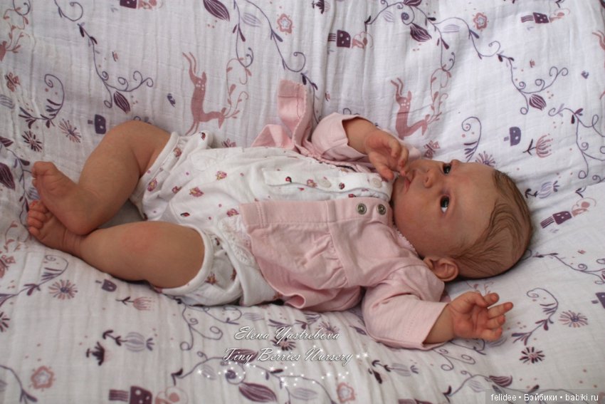 Сабриночка, силикон-виниловая куколка-реборн Е. Ястребовой