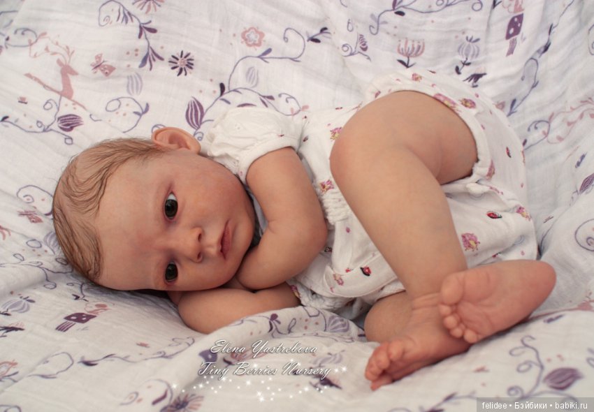Сабриночка, силикон-виниловая куколка-реборн Е. Ястребовой (фото 8)