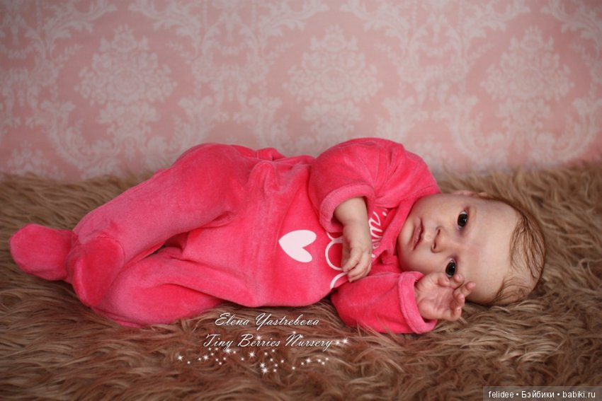 Сабриночка, силикон-виниловая куколка-реборн Е. Ястребовой