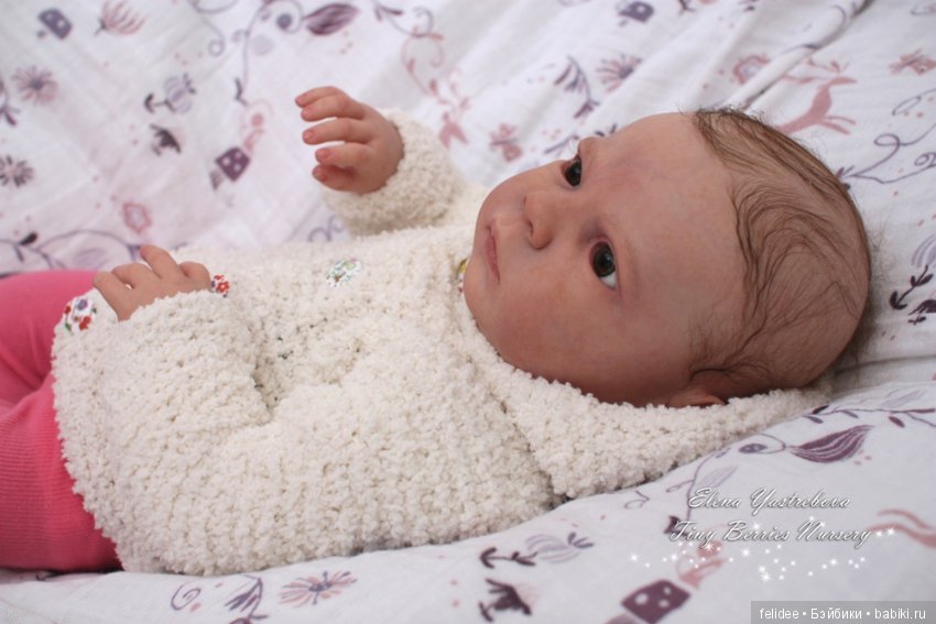 Сабриночка, силикон-виниловая куколка-реборн Е. Ястребовой