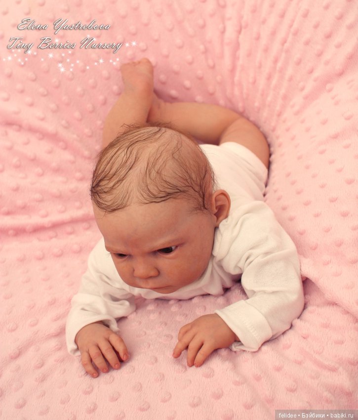 Сабриночка, силикон-виниловая куколка-реборн Е. Ястребовой