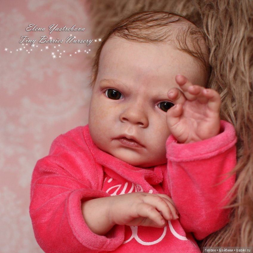 Сабриночка, силикон-виниловая куколка-реборн Е. Ястребовой