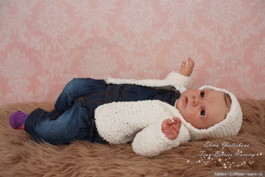 Сабриночка, силикон-виниловая куколка-реборн Е. Ястребовой