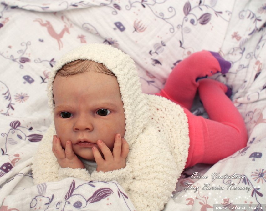 Сабриночка, силикон-виниловая куколка-реборн Е. Ястребовой