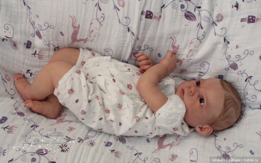 Сабриночка, силикон-виниловая куколка-реборн Е. Ястребовой (фото 5)