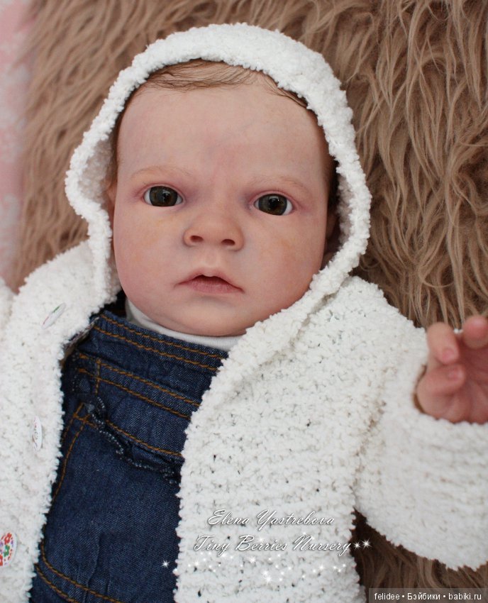 Сабриночка, силикон-виниловая куколка-реборн Е. Ястребовой