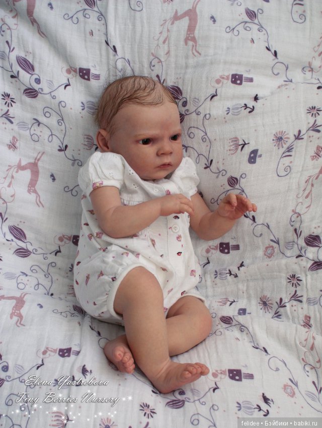 Сабриночка, силикон-виниловая куколка-реборн Е. Ястребовой (фото 3)