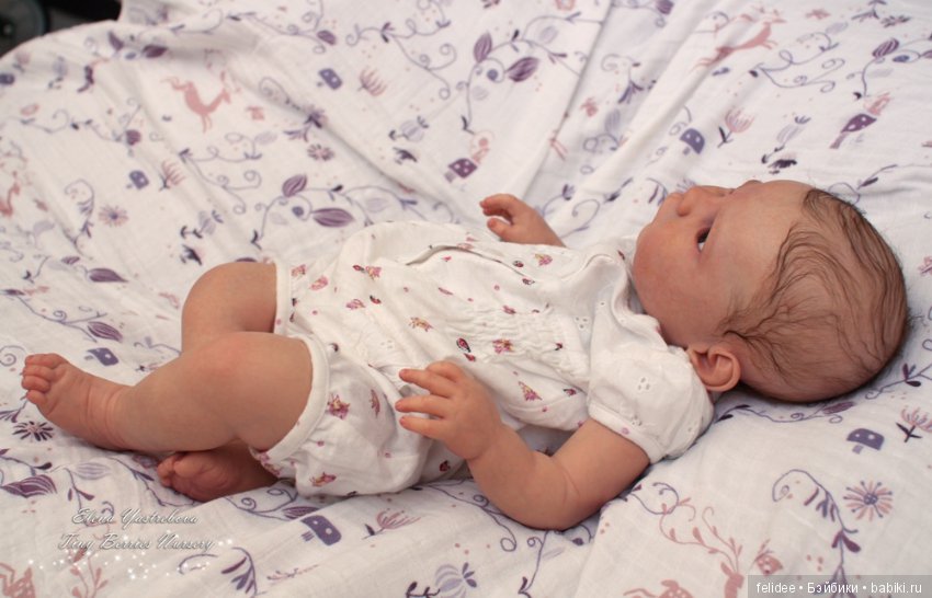 Сабриночка, силикон-виниловая куколка-реборн Е. Ястребовой