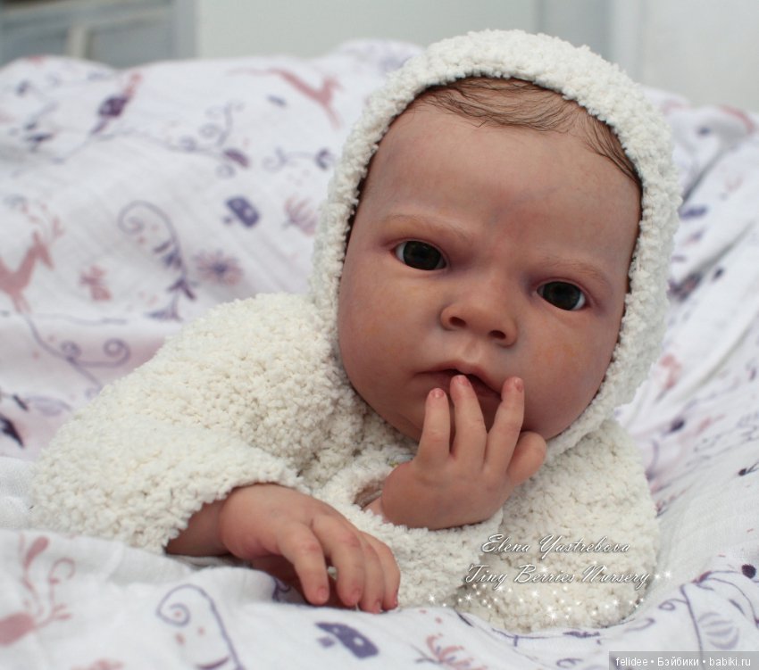 Сабриночка, силикон-виниловая куколка-реборн Е. Ястребовой