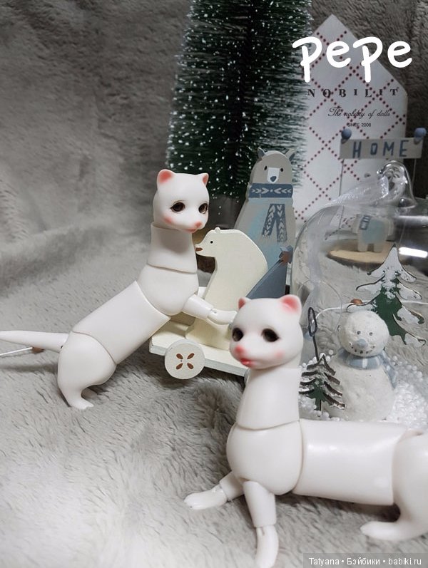 Nobility Doll скоро будут продавать белого хорька PePe (фото 2)