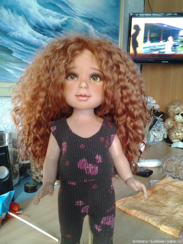 Моя лисичка Лилу. ООАК куклы Paulina, Vestida de Azul (фото 3)