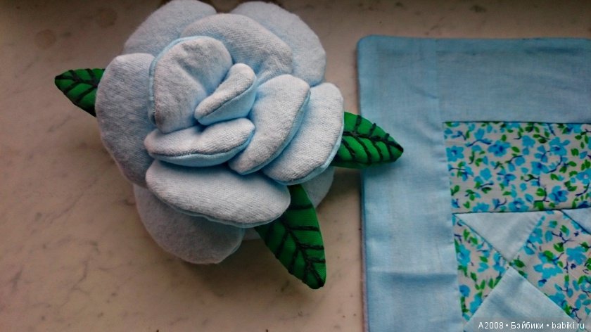 Комплектик в кукольную кроватку "Голубая мечта" (фото 5)