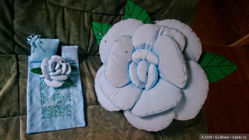 Комплектик в кукольную кроватку "Голубая мечта" (фото 8)