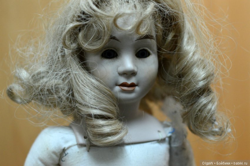 Моя сегодняшняя находка — Ремонт и реставрация фарфоровых кукол: склейка (фото 3)